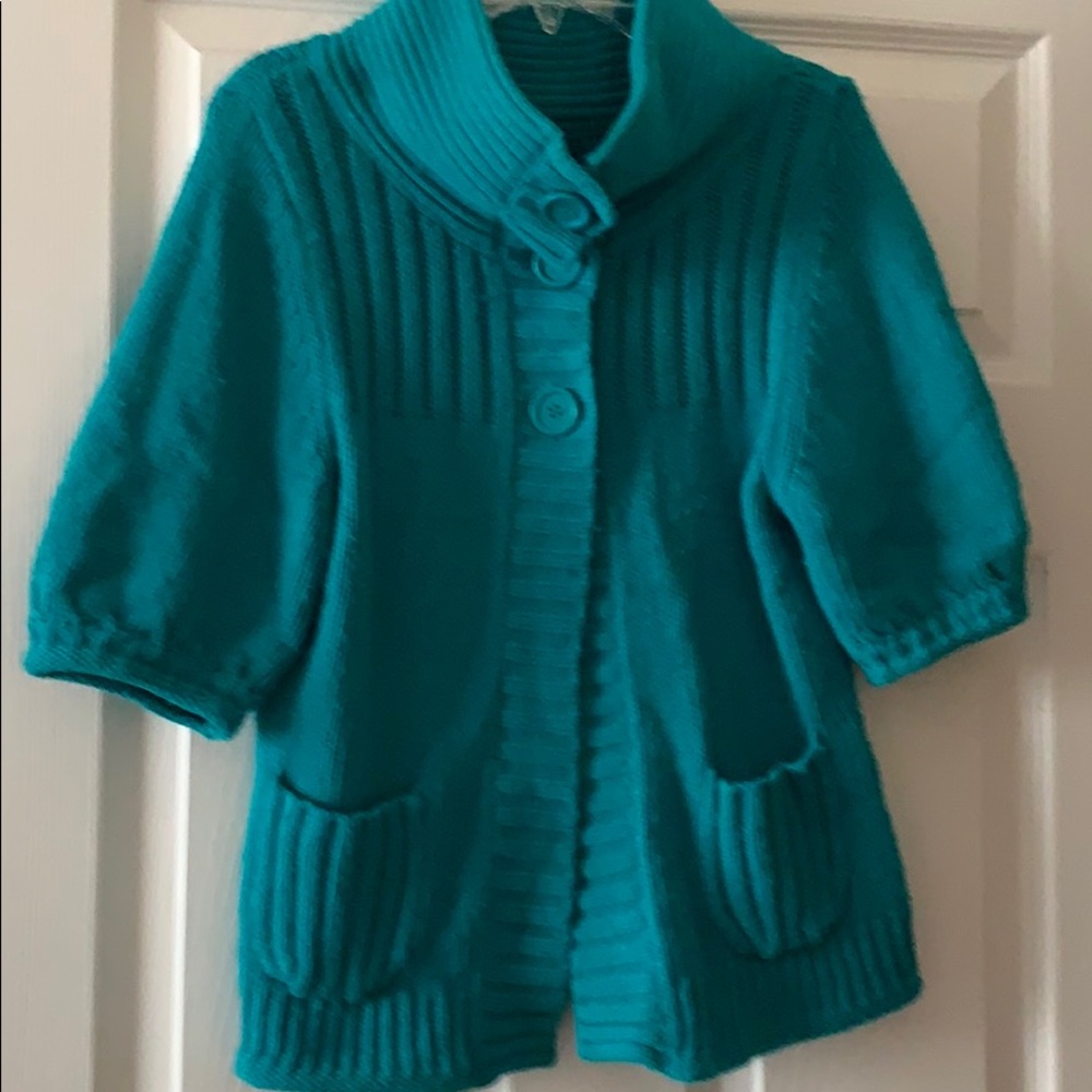 Express sweater Turquoise - Picture 2 of 5